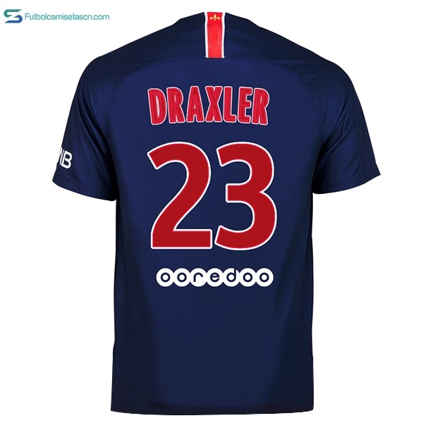Camiseta Paris Saint Germain 1ª Draxler 2018/19 Azul